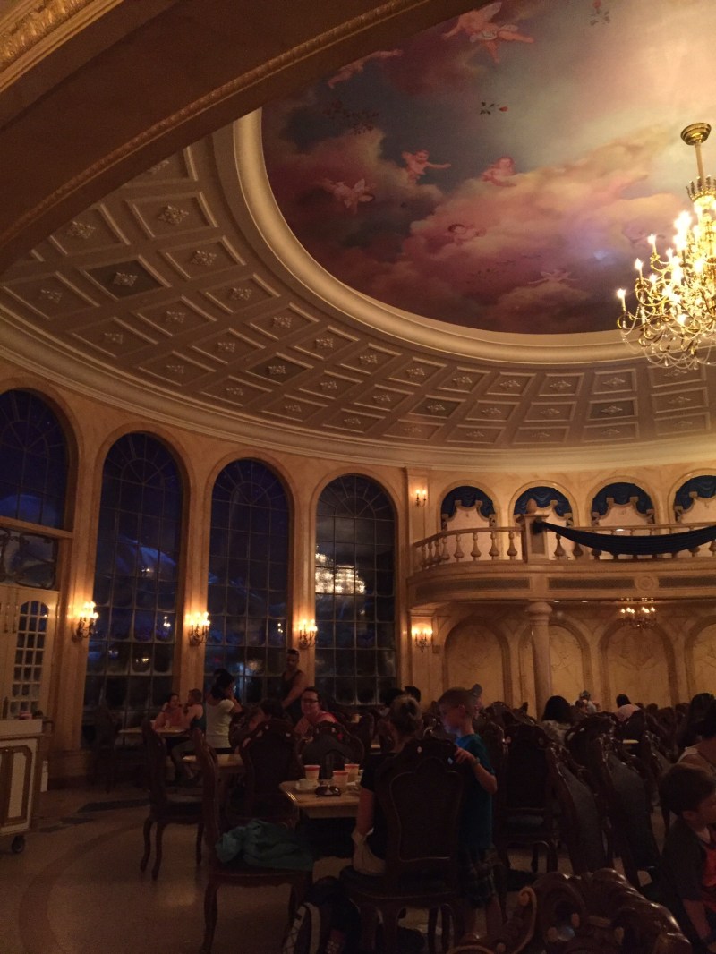 Be Our Guest restaurant exterior.